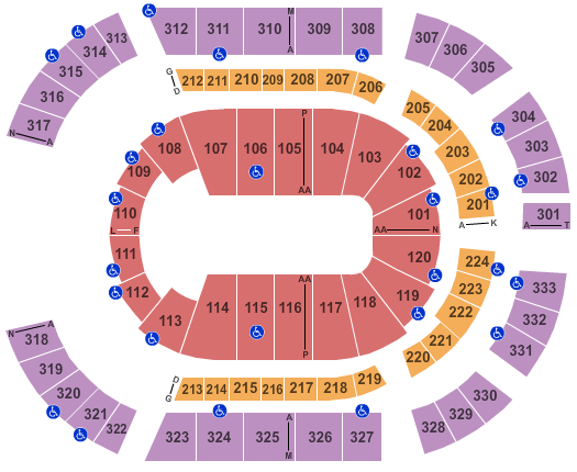 Summer Jam Seating Chart 2018